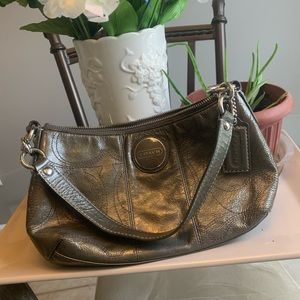 Small Silver Coach Handbag